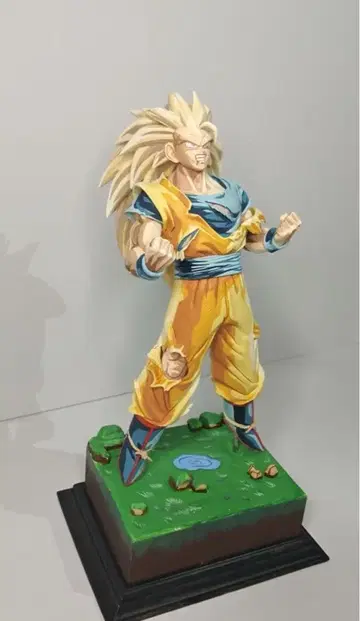 초사이어인 3 손오공 피규어 재도색 슈퍼 사이어인 3 손오공