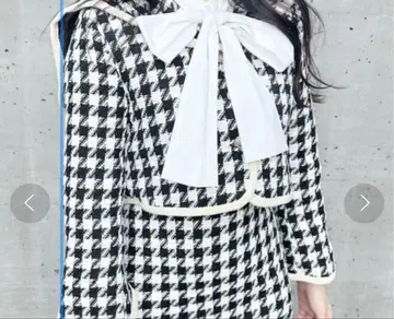 [ 즉시 구매 가능 ] 티티앤코 자켓 하운드투스 체크 패턴