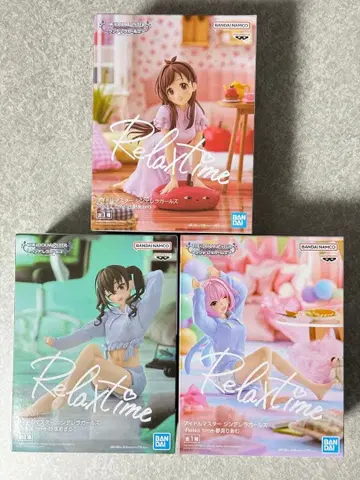 Relax time 피규어 3개 세트 #UNICUS