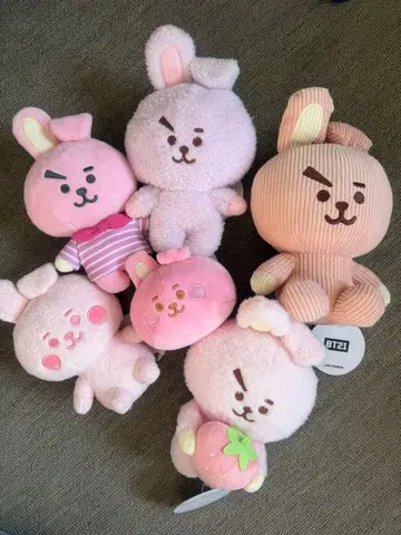 BT21 봉제 인형 COOKY 6체 세트