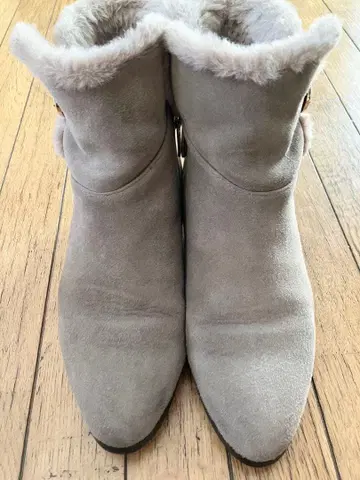 히미코 보아 숏부츠 발수 시프 소재 23.5cm