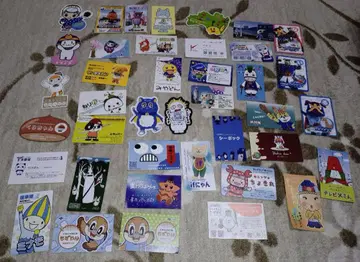 유루캬라 명함 카드 40장 지역 캐릭터