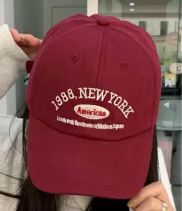 1989 로고 자수 캡 1988, NEW YORK