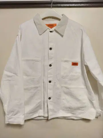 UNIVERSAL OVERALL 화이트 커버올 코듀로이 옷깃