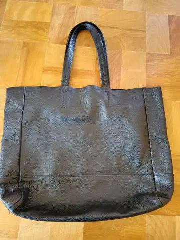 12/4까지의 가격 천연 가죽 블랙 가죽 토트백