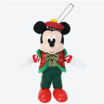 미키 인형 배지 크리스마스