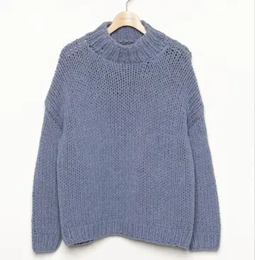 스터닝 루어 니트 스웨터 블루