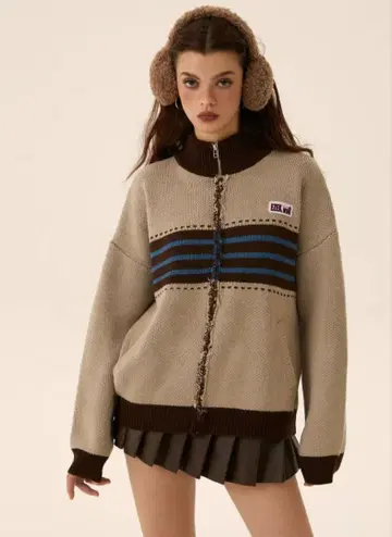 EZAK&STUDIO 지저인 리트리 드라이버 니트 새상품급