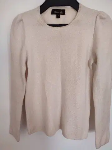 드로어 캐시미어 니트 화이트