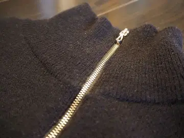 BATONER BACKLOOP CAMEL HALF ZIP ( 24aw )