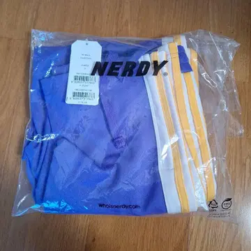 NERDY NY 블록 트랙 팬츠 퍼플 S