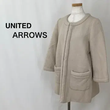 UNITED ARROWS 유나이티드 애로우즈 코트 아이보리
