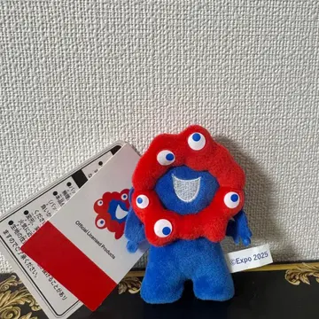 택 포함 새상품 오사카 간사이 만박 미야쿠미야쿠 푸치 마스코트 키링