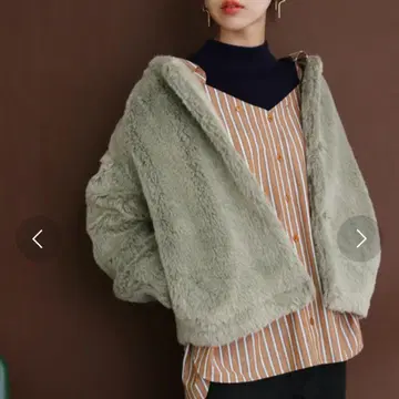 KBF 미니 샤기 블루종