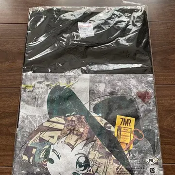 한정품 마녀미라클룬 T셔츠 M사이즈 유루유리 나모리 이치진샤 블랙