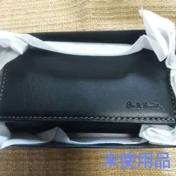 (미사용품) Paul Smith 블랙 가죽 키케이스