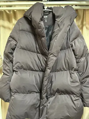 파우더 필 다운 숏코트