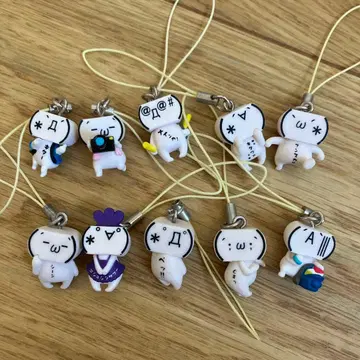 이모티콘 군 스트랩 헤이세이 레트로 키링