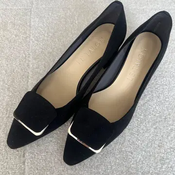 LE MALON 르탈론 블랙 펌프스 23.5cm 거의 미사용
