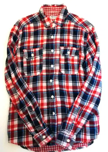 SMITH'S AMERICAN 체크 무늬 플란넬 셔츠 M