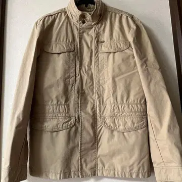 ZARA 베이지 스탠드 카라 자켓