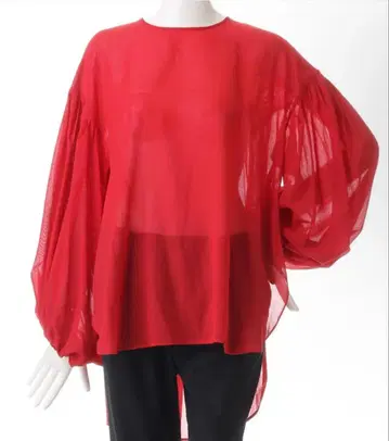 드라이 울 개더 블라우스