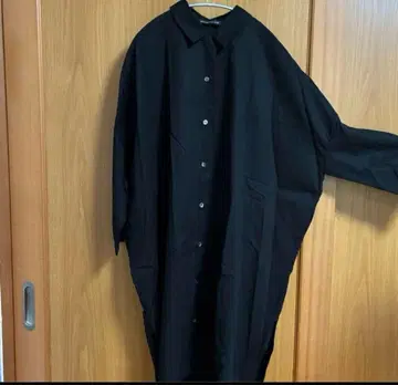 [ 미사용 새상품 ] 미즈이로 인드 빅 실루엣 셔츠 원피스