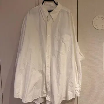 Graphpaper 오버 사이즈 옥스퍼드 화이트 셔츠