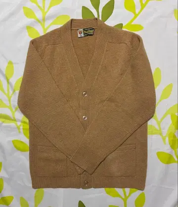 영국제 Alan Paine 베이지 카멜 가디건 38