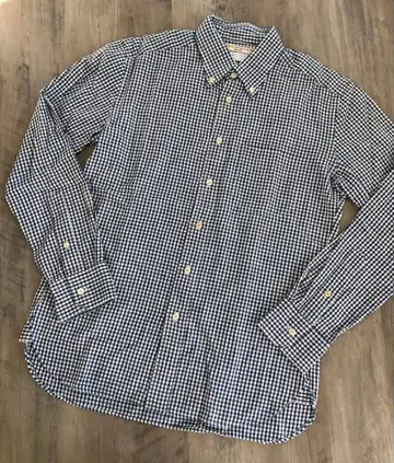 로코코 ROCOCO 깅엄 체크 긴팔 셔츠 버튼다운 셔츠