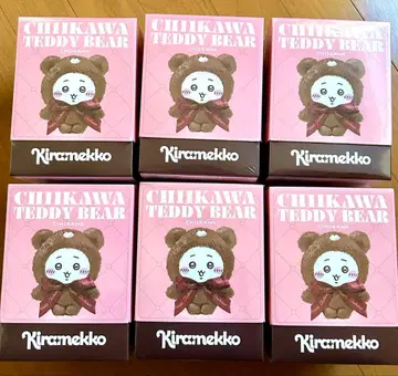 키라메코 치이카와 (먼작귀) 테디베어 미개봉 새상품 6종 전종 컴플리트