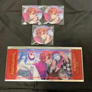 트위스테 기숙사 의류 캔뱃지 금박 빅 클리어 카드 에이스