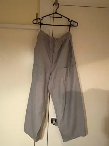 메르시보쿠 울 혼방 와이드 팬츠