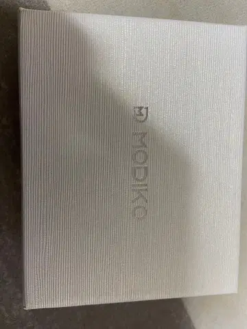 MODIKO 3단 폴더형 지갑 파랑 가죽