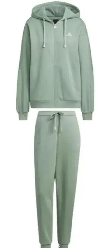 새상품 속기모 adidas 풀 집업 후드티 상하의 세트