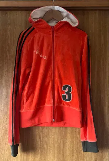 adidas 만국기 택 벨로아 트랙 자켓 벨로아 쓰리아라이 후드