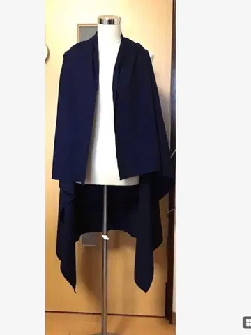 네이비 나염  누구나 OK 스톨 베스트 한정판