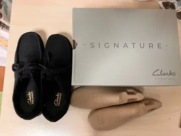 [Clarks] WallabeeEVO 블랙 UK7 26cm