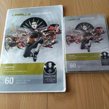 LES MILLS BODYCOMBAT 60 DVD & CD 세트