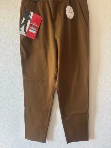 BODY WILD 남성용 스트레치 팬츠 사이즈 L 브라운 속기모 웜 팬츠