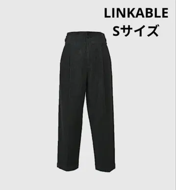 린카블 LINKABLE 하이웨스트 테이퍼드 데님 S 사이즈