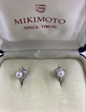 새상품급 MIKIMOTO 진주 후크식 귀찌 댓글에서 10% 할인