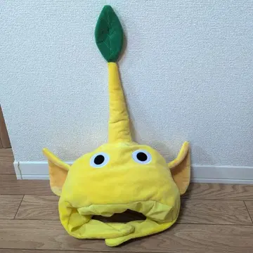 PIKMIN 피크민 코스프레 모자 옐로우 컬러