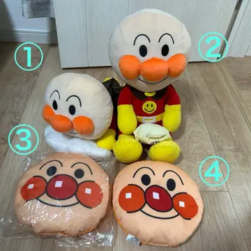 호빵맨 메가 점보 봉제 인형 비즈 쿠션