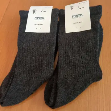 rasox 다크 그레이 리브 삭스 L 2족