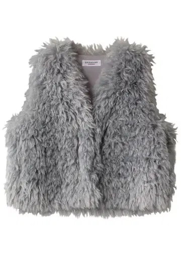 LIGNAGGIO 리나지오 토스카나 라무풍 인조 모피 숏 베스트