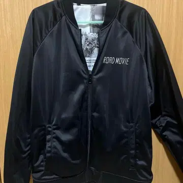 타카하시 유 로드 무비 자켓 투어 굿즈 블루종 리버서블 화이트 블랙