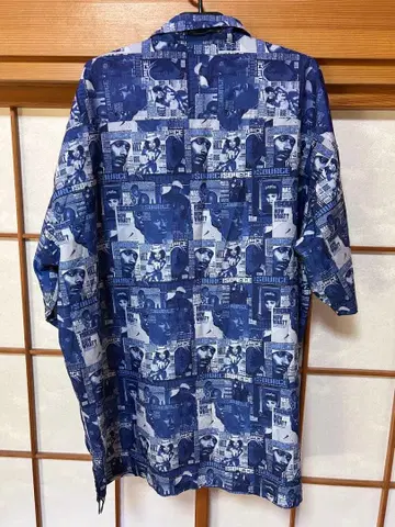 B계 ENYCE 에니체 힙합 패턴 셔츠 SNOOPDOG 2pac