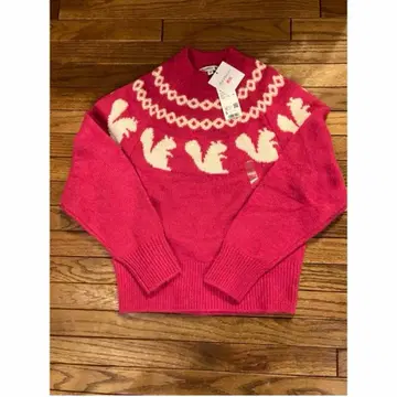 택 포함 새상품 유니클로 JW ANDERSON 자카드 크루넥 스웨터