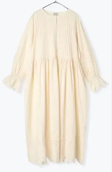 최종 가격 츠하루 바이 사만사 모스모스 스캘럽 자수 원피스 아이보리